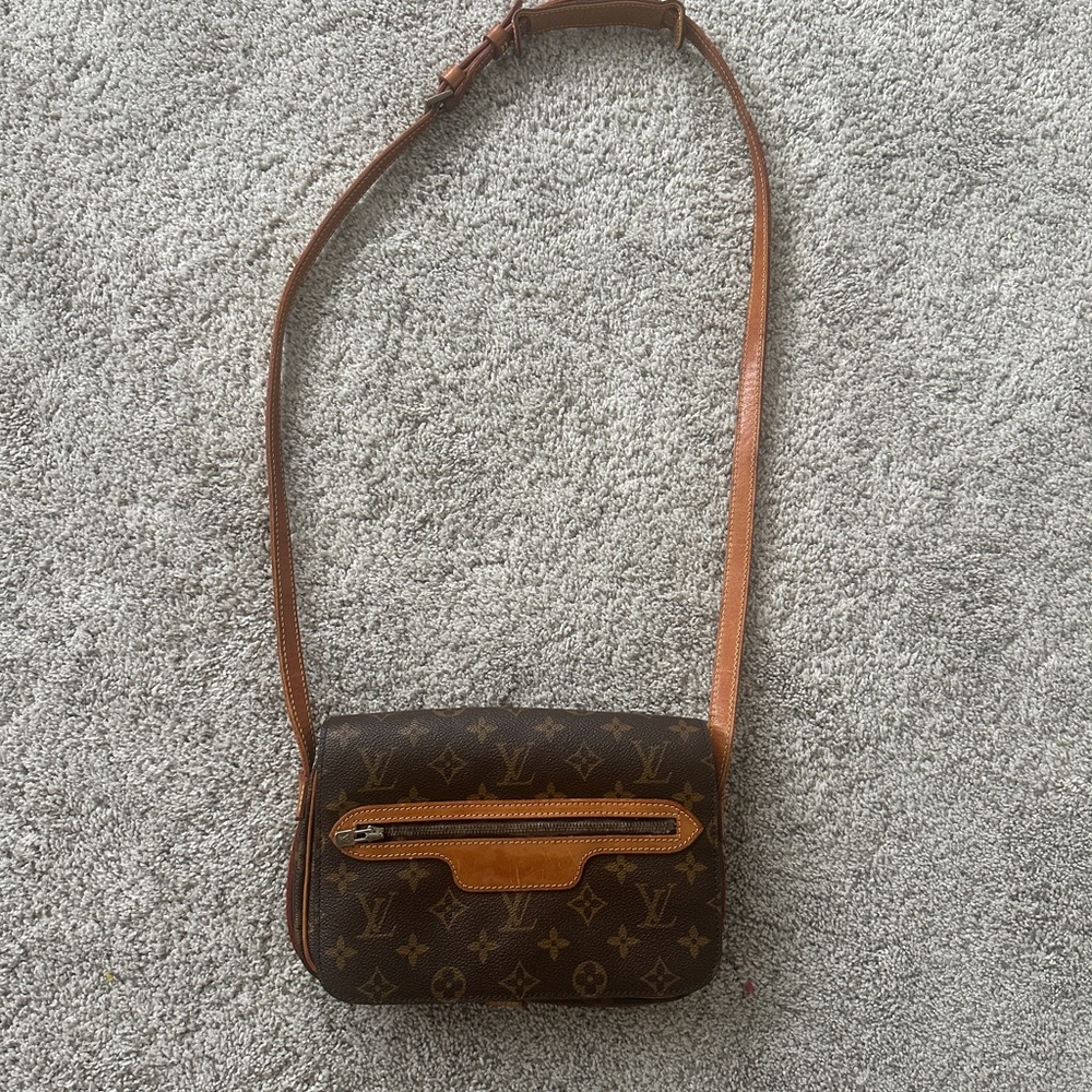 Louis Vuitton Brown Monogram Crossbody Bag Saint Germain